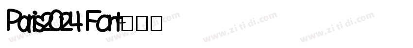 Paris2024 Font字体转换